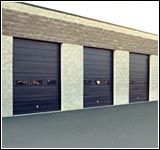 Black Rolling Garage Doors — Cumberland, RI — Woonsocket Door Sales