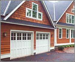 Beautiful Brick House With Garage Doors — Cumberland, RI — Woonsocket Door Sales