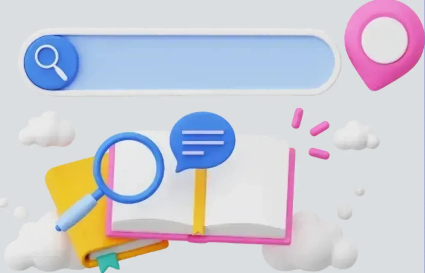 Icon graphic representing keyword integration for Tucson Google Business Profile listings.