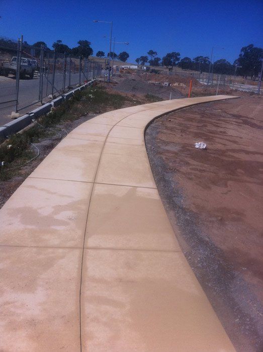 decorative red sidewalk