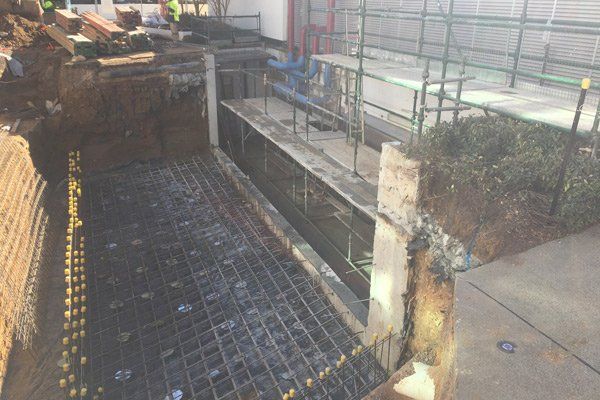 demolition of concrete