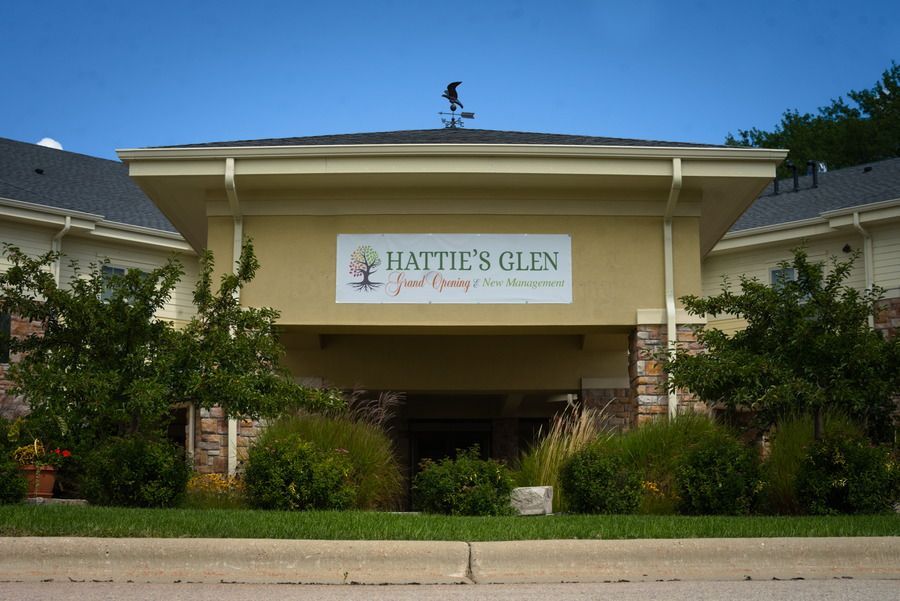 Group of older adults sitting at a table, interacting with a facilitator. They are engaged in an activity, likely a game.