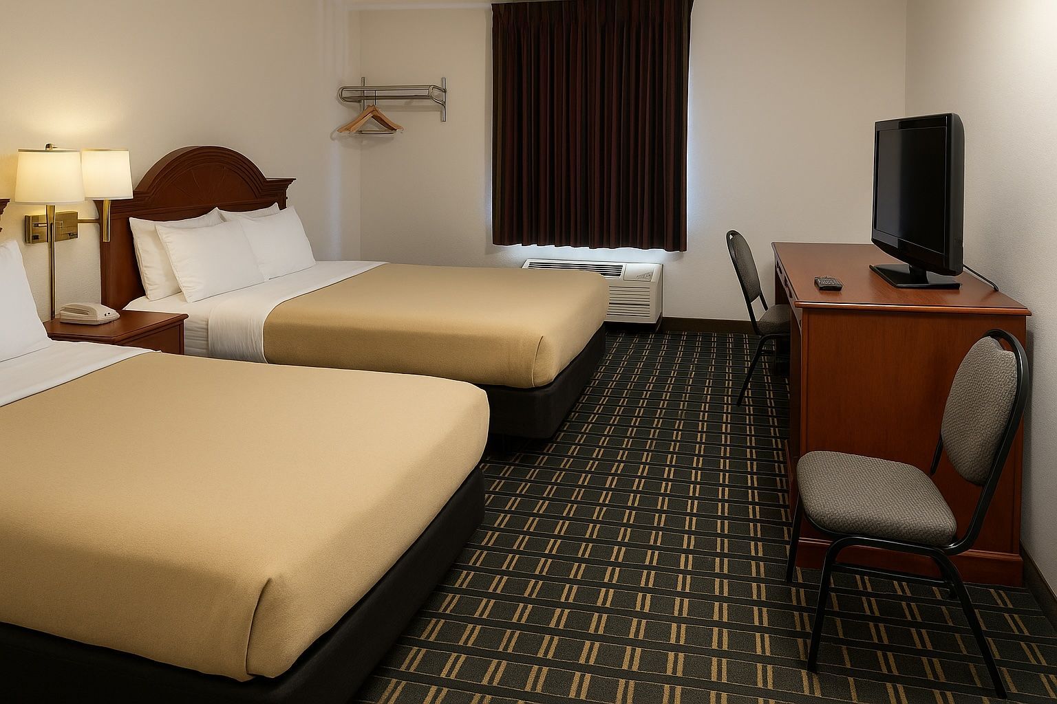 2 Queen Bed Entrance