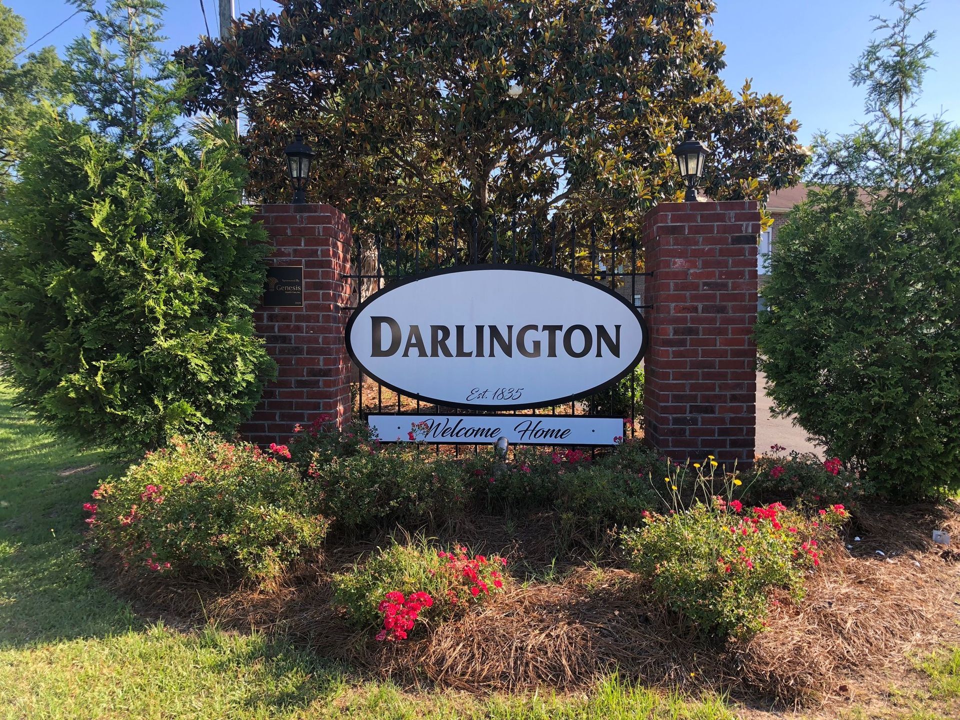 Darlington, SC Welcome Sign