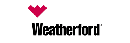 A weatherford logo with a red heart on it