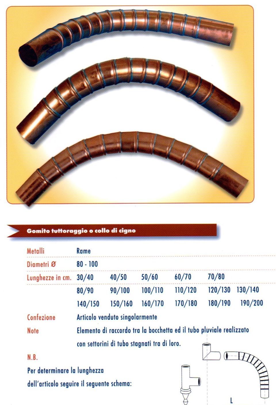 Gomiti tuttoraggio a collo di cigno