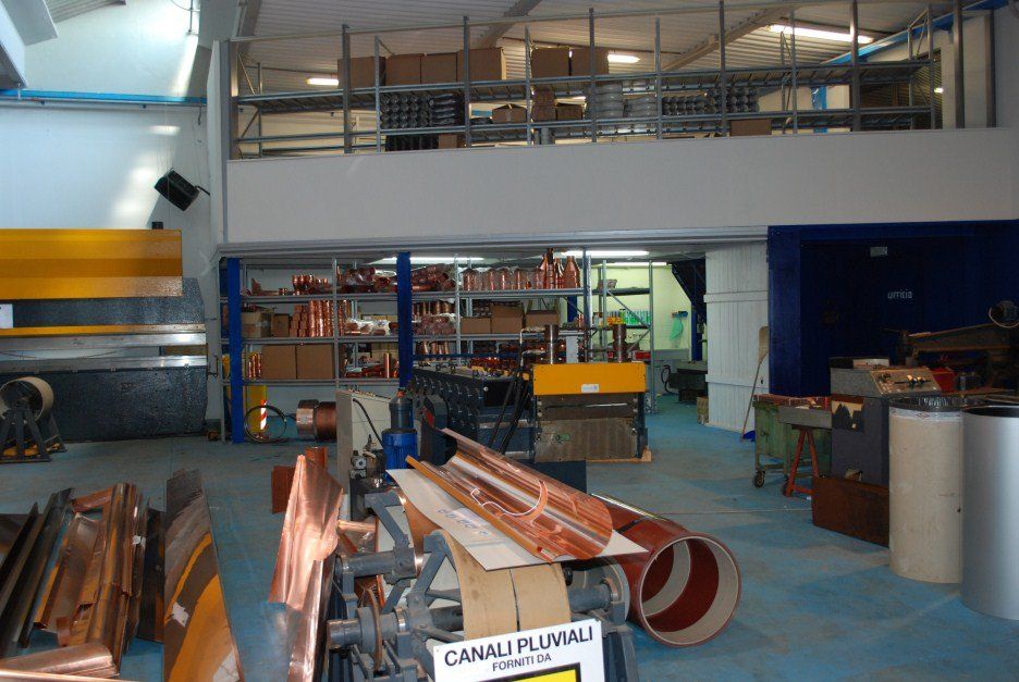 Profilatrici per canale pluviale