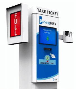Parking System Entry BOXX Ticketing Machine