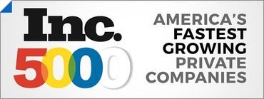 Named one of Inc. 5000 fastest growing private companies