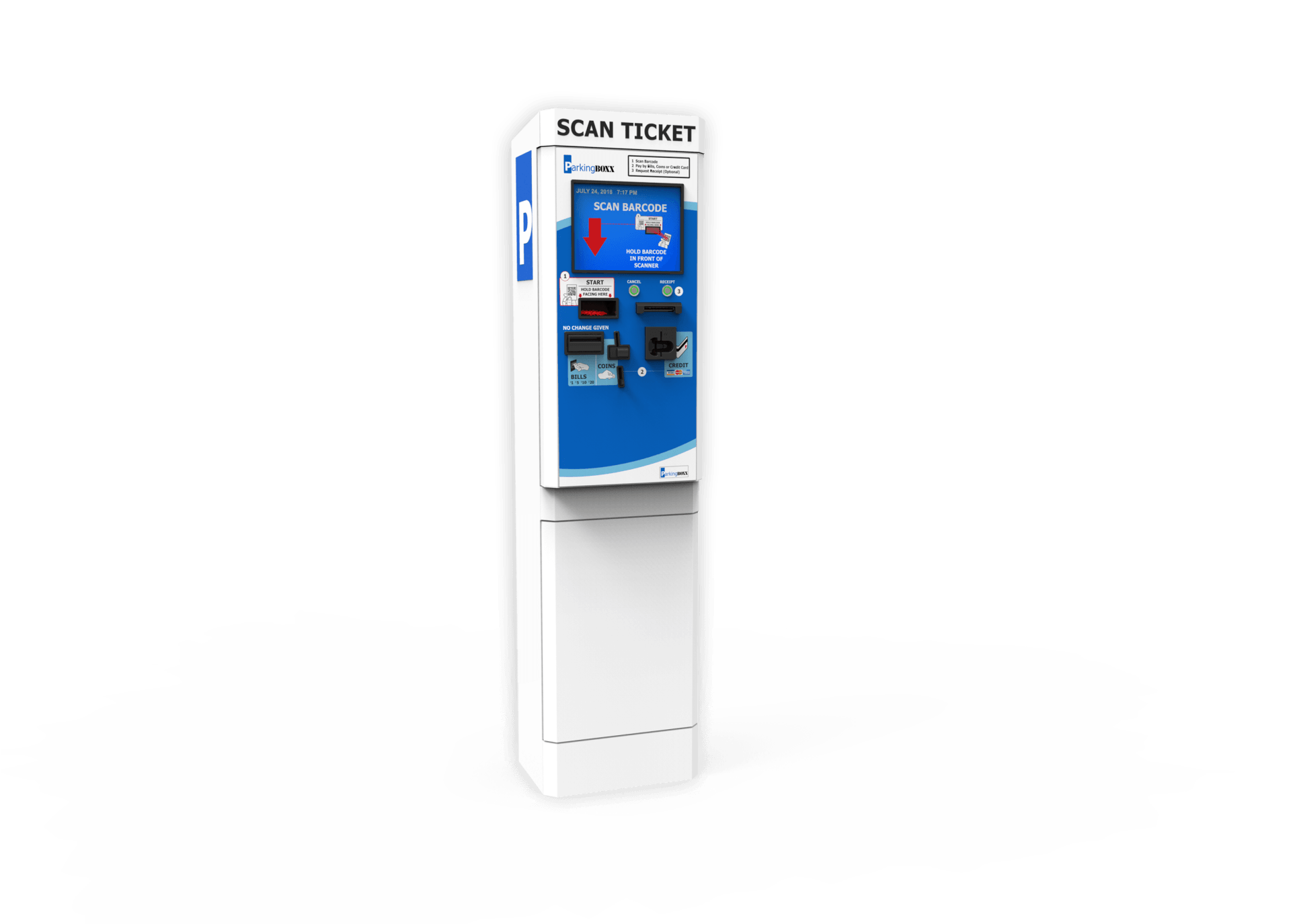 Self Parking Payment, Parking Machine