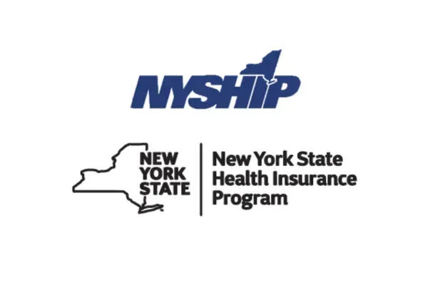 The NYSHIP logo, featuring the New York State outline and the words New York State Health Insurance Program.