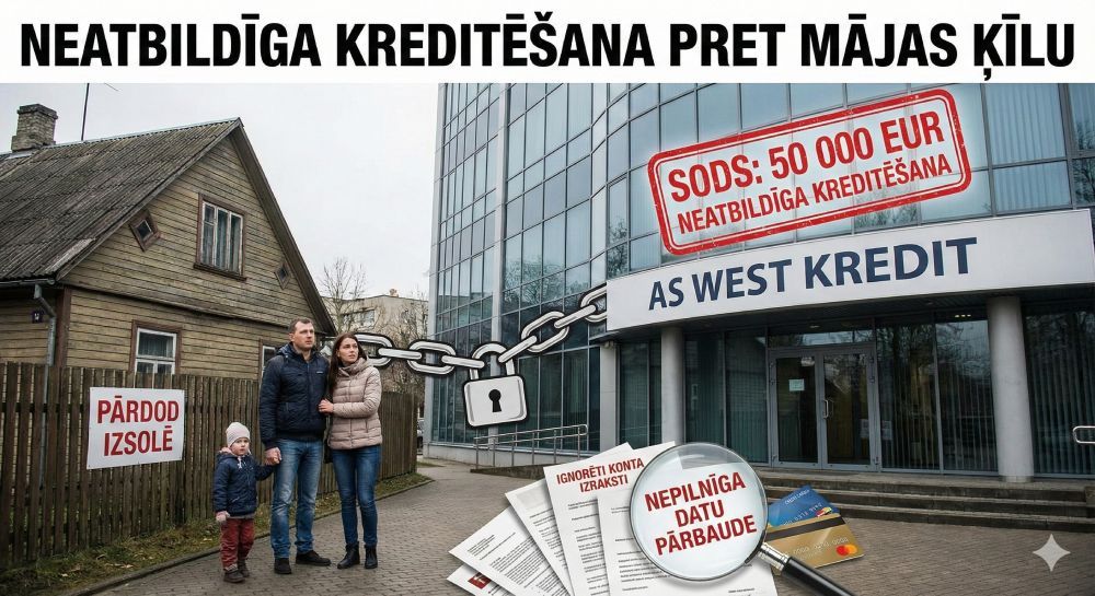 Neatbildīga kreditēšana pret mājas ķīlu: AS 