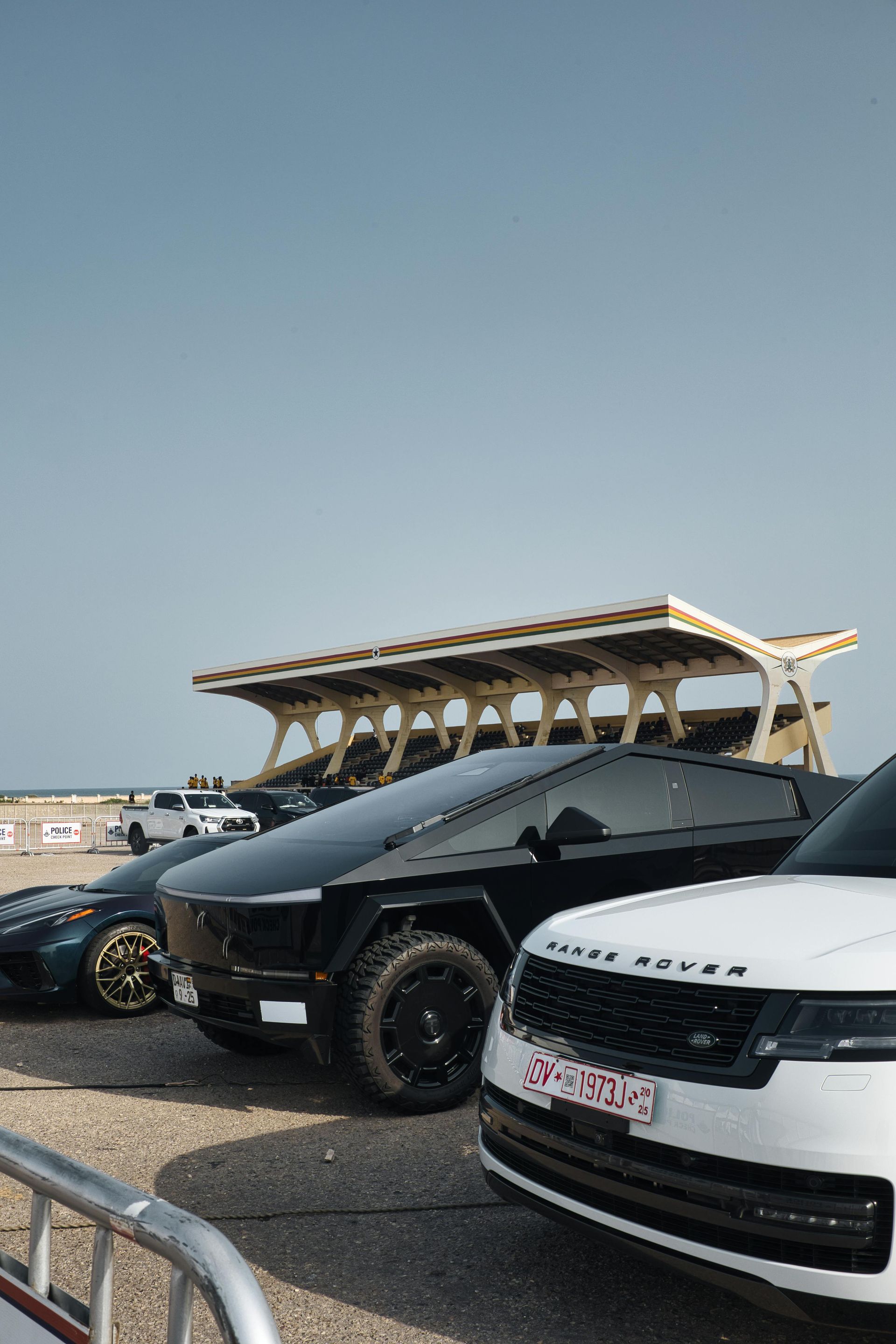 Cybertruck window tinting at Champion Window Tinting