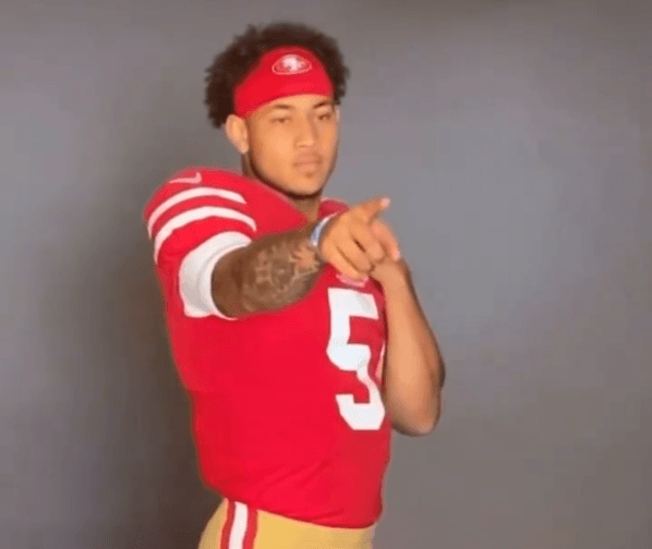First Time Seeing Trey Lance In A 49ers Jersey