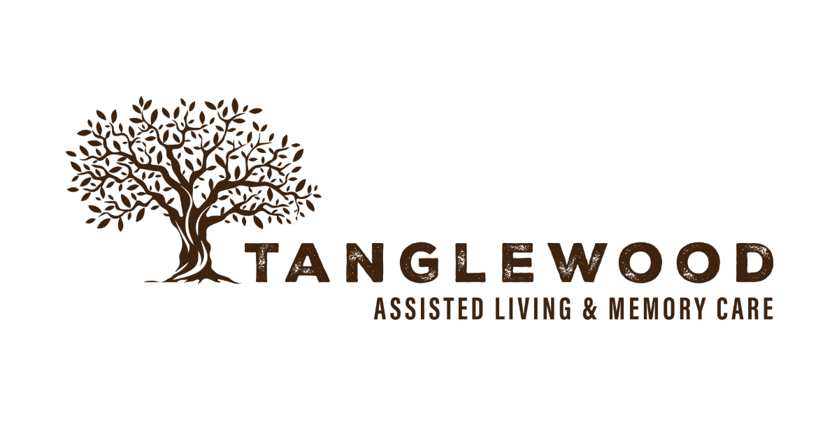 Logo of Tanglewood Assisted Living & Memory Care featuring a tree icon.