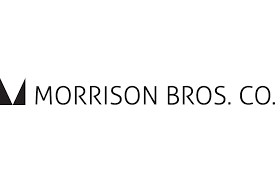 Morrison Bros. Co. logo: Black geometric shape to the left of the company name in black text on a white background.