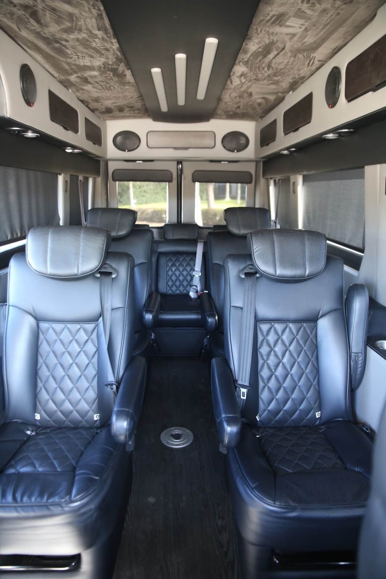 luxury scheduled sprinter van shuttle service