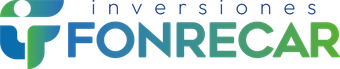 Un logotipo azul y verde para Fonrecar Inversiones. | Fonrecar. Organizadores de eventos