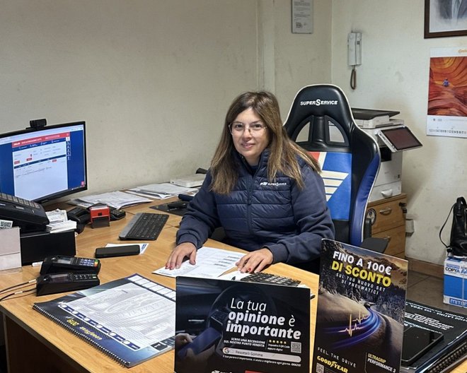 Pescetelli Gomme, Monica