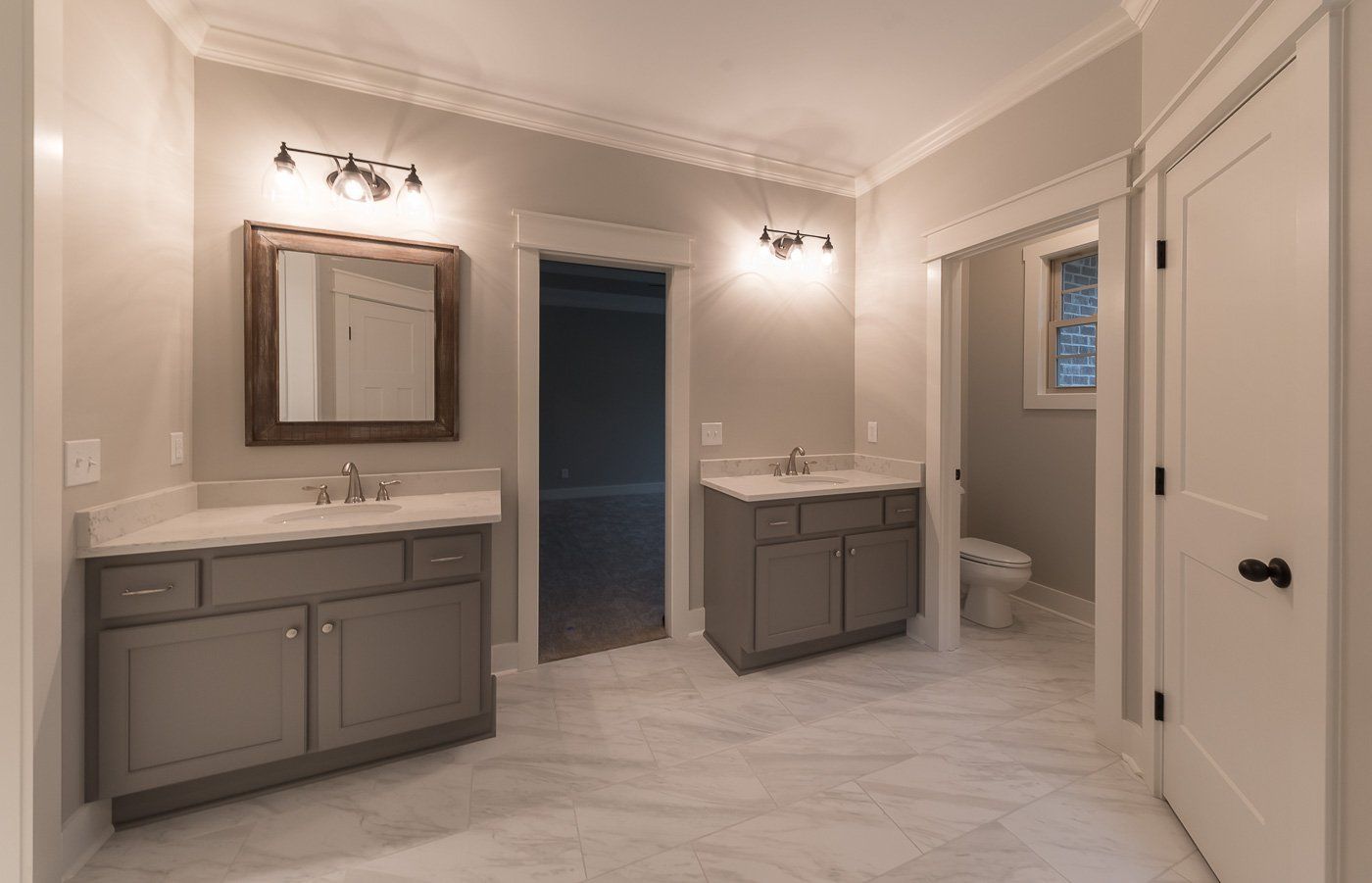 Southern Charm Custom Home - Master Bath