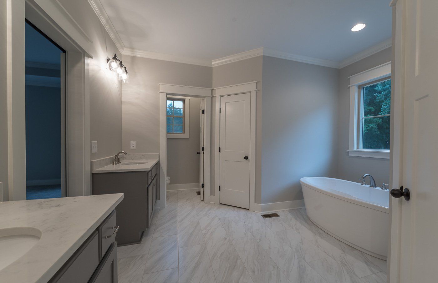 Southern Charm Custom Home - Master Bath