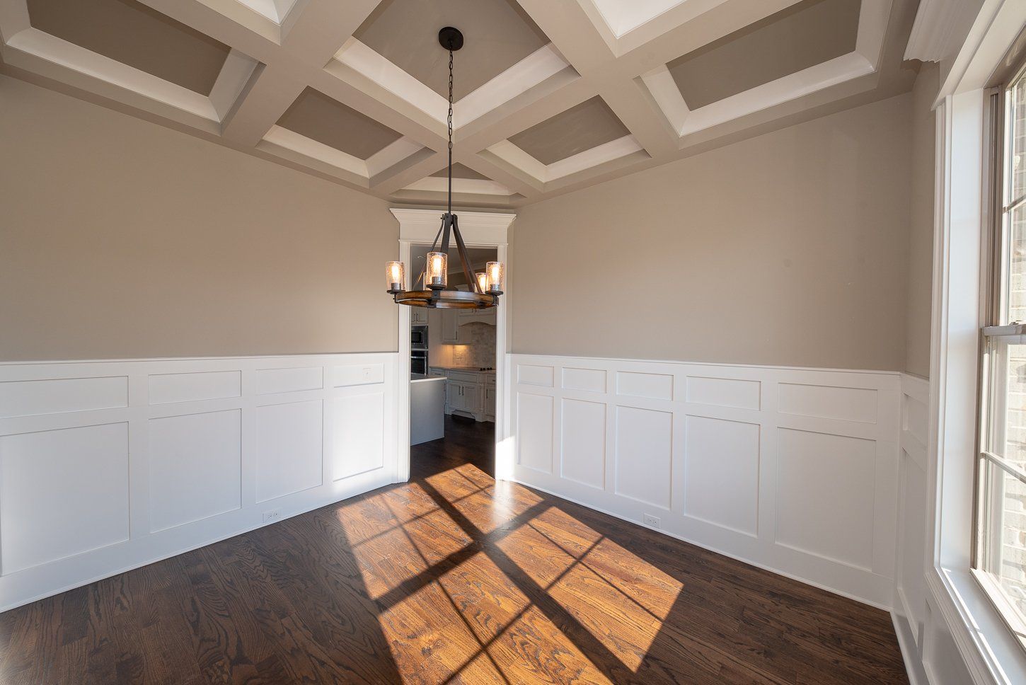 Elevated Trim Package - Coffered Ceiling