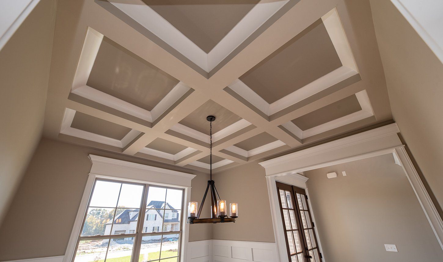 Elevated Trim Package - Coffered Ceiling