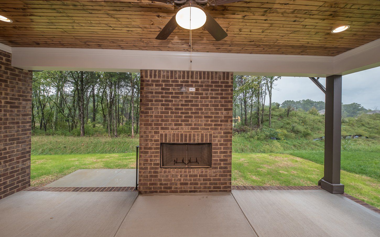 Covered Living Spaces - with Fireplace