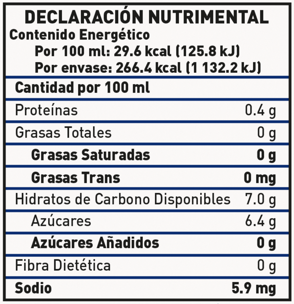 Néctar mixto de vegetales y frutas