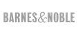 A black and white logo for barnes & noble on a white background.
