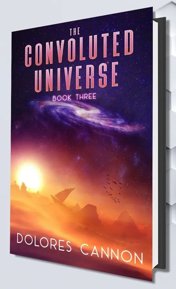A book titled the convoluted universe by dolores cannon