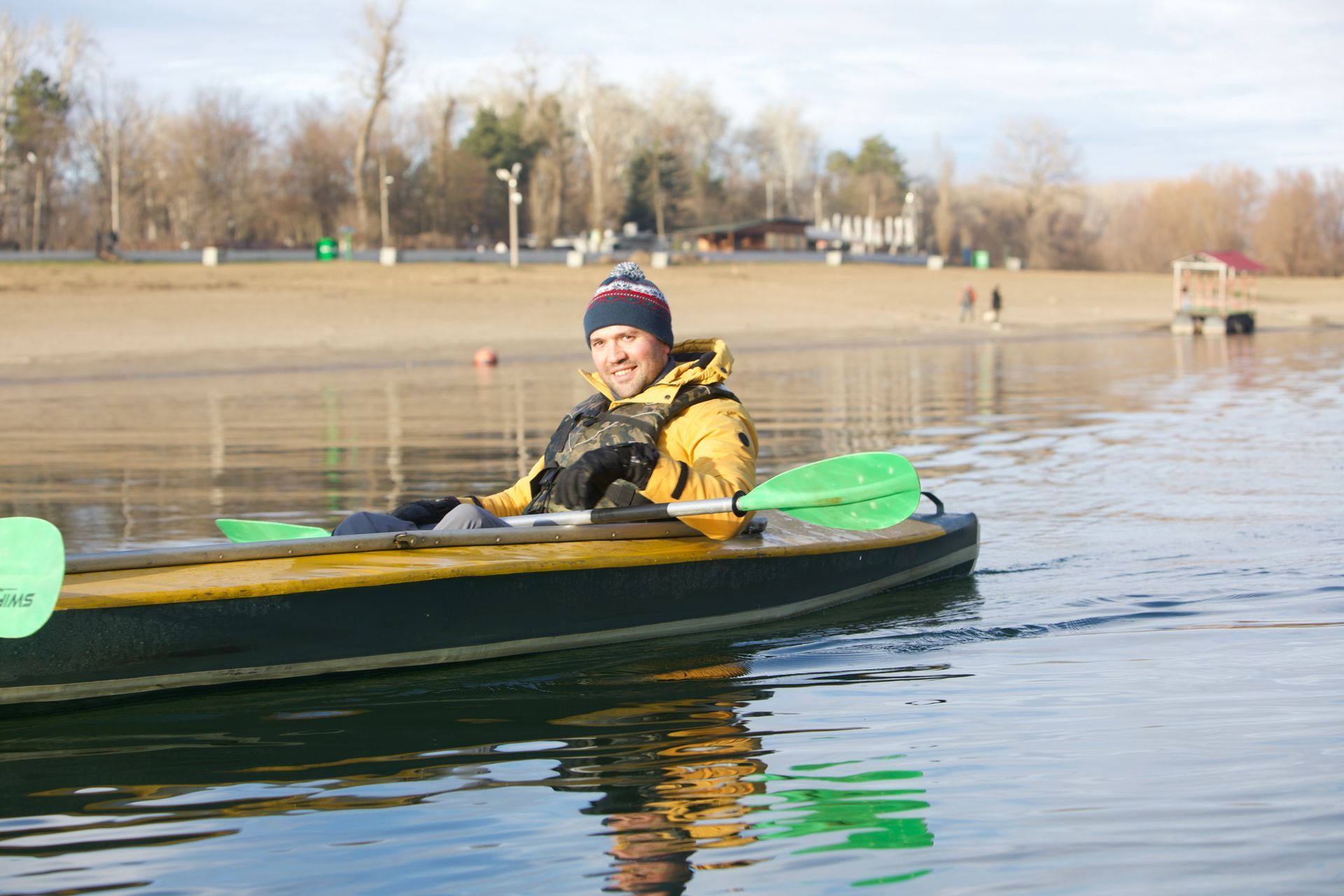 Kayaking activities on Dniester River, Vadul lui Voda basecamp
