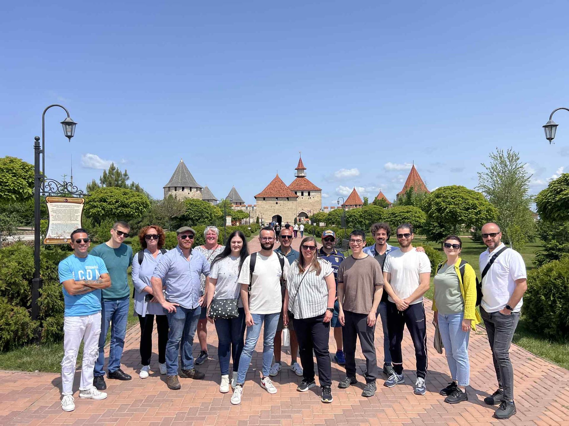 Our group tours at Bender Fortress