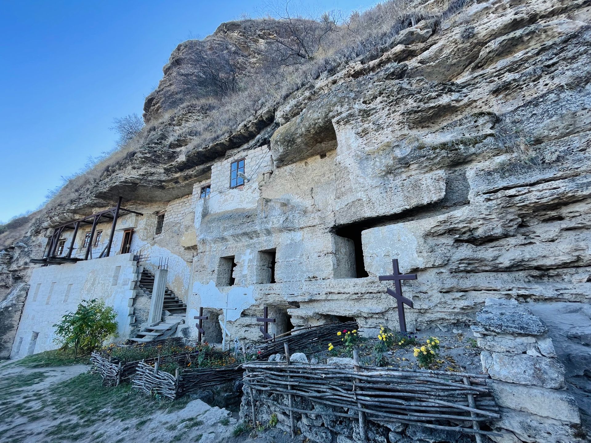 Cave monasteries in Tipova Reservation