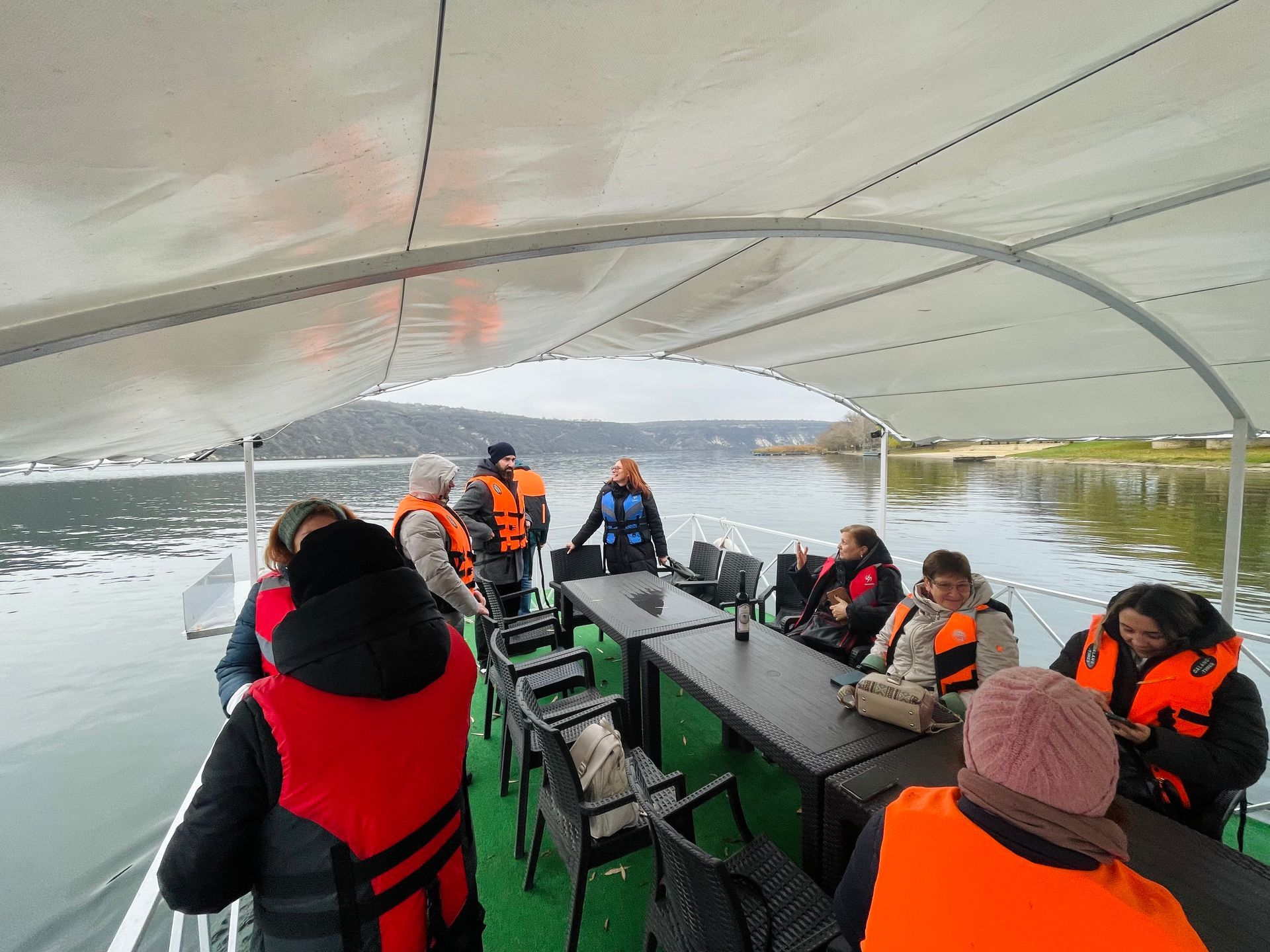 River Cruise on Dniester River, Moldovata Noua village