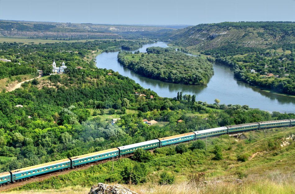 Naslavcea village, the Moldova's northern pole