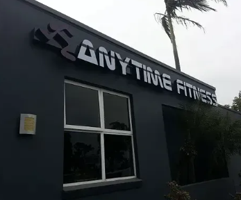 Anytime Fitness business sign