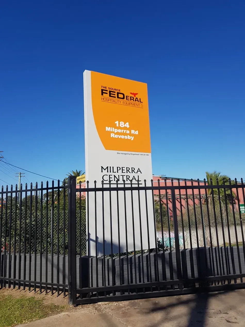 Pylon, Road Business Sign