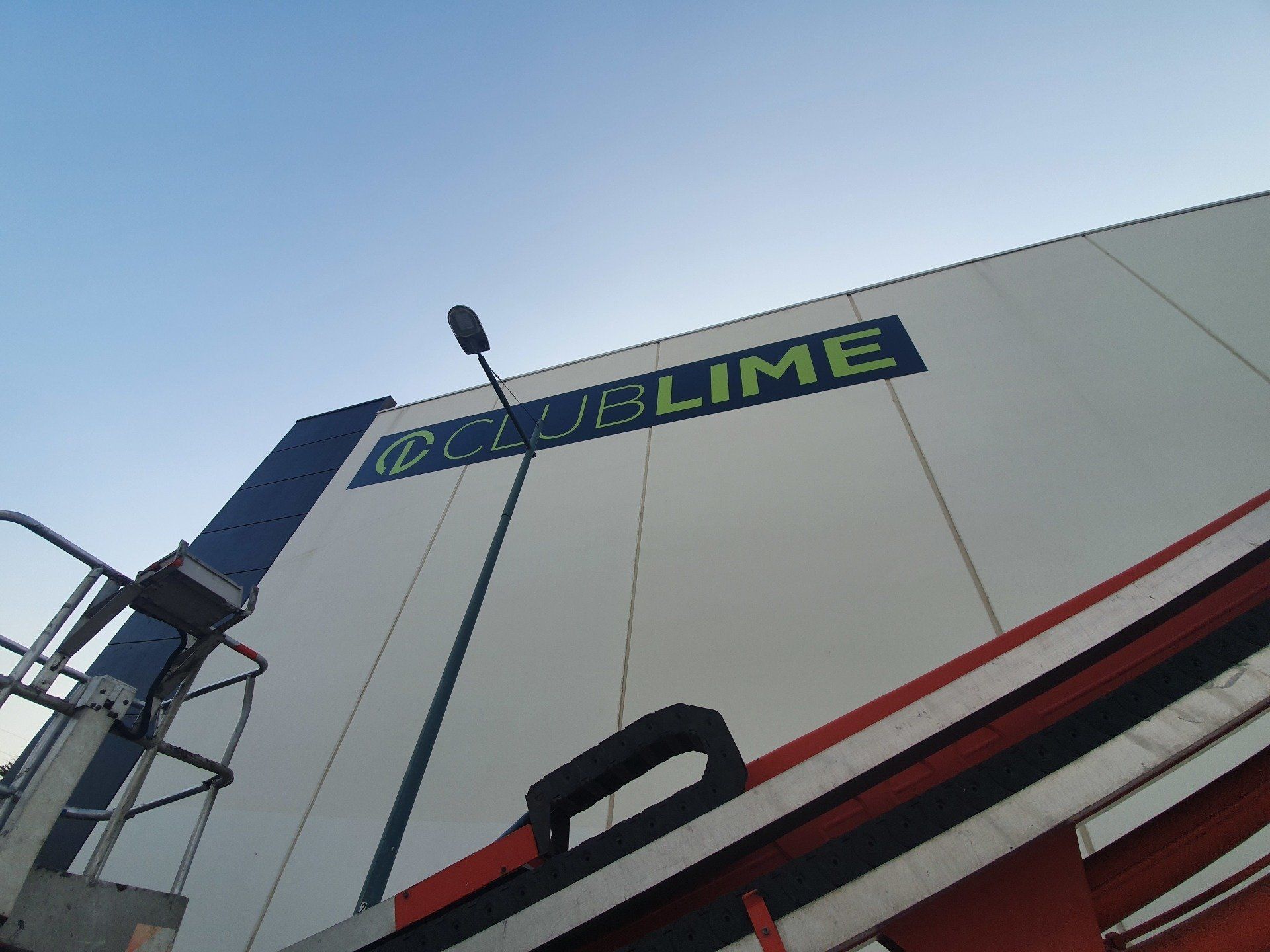 Club Lime building signage