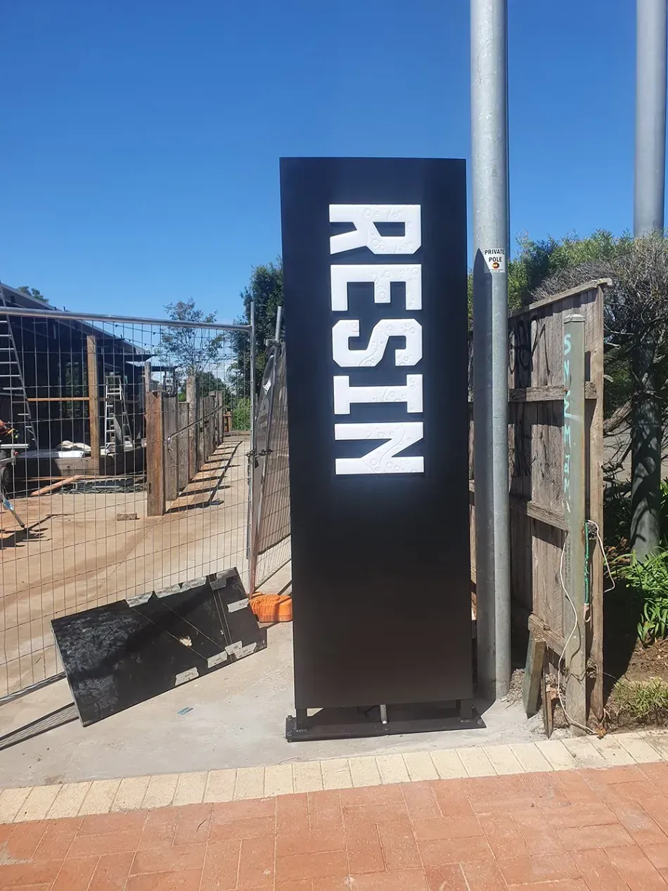 business sign, custom architectural sign