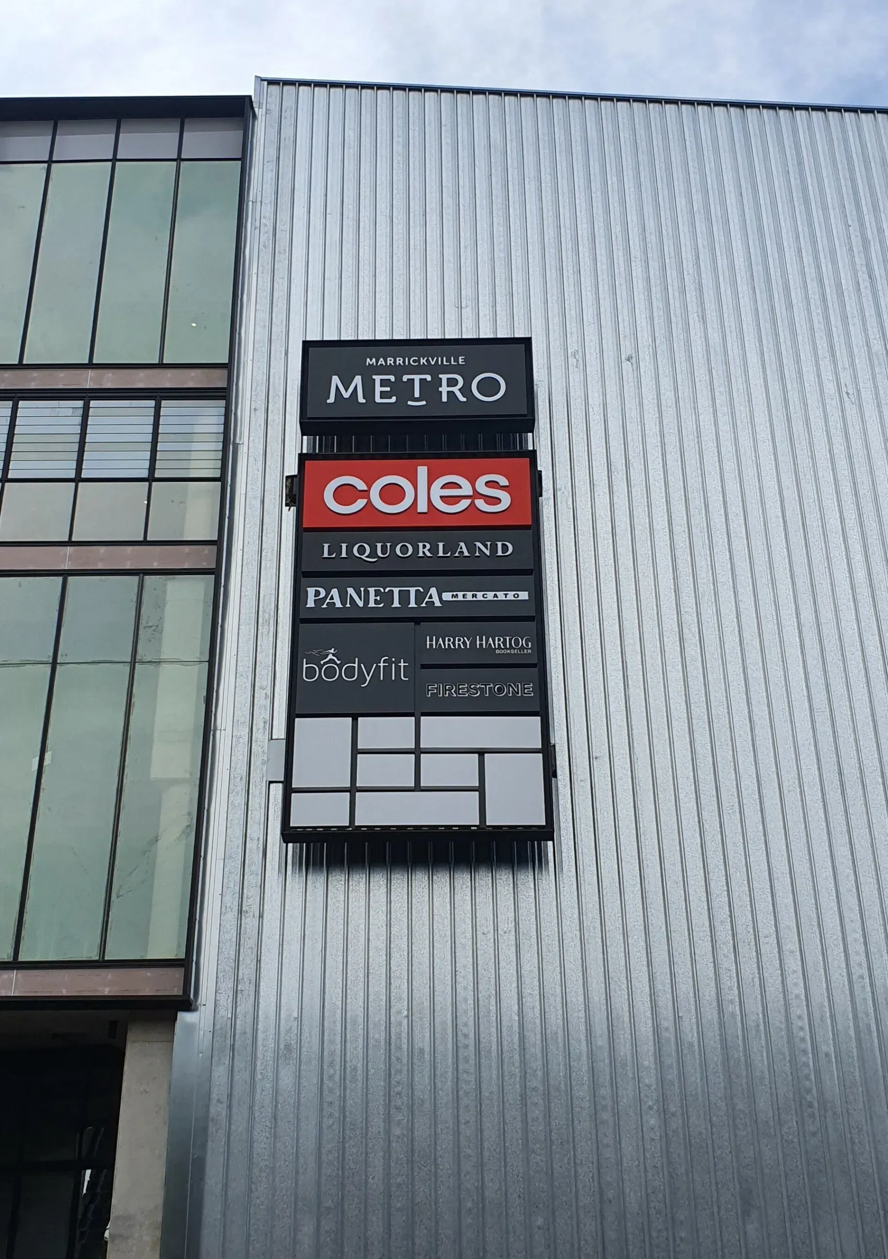 outdoor wall signage
