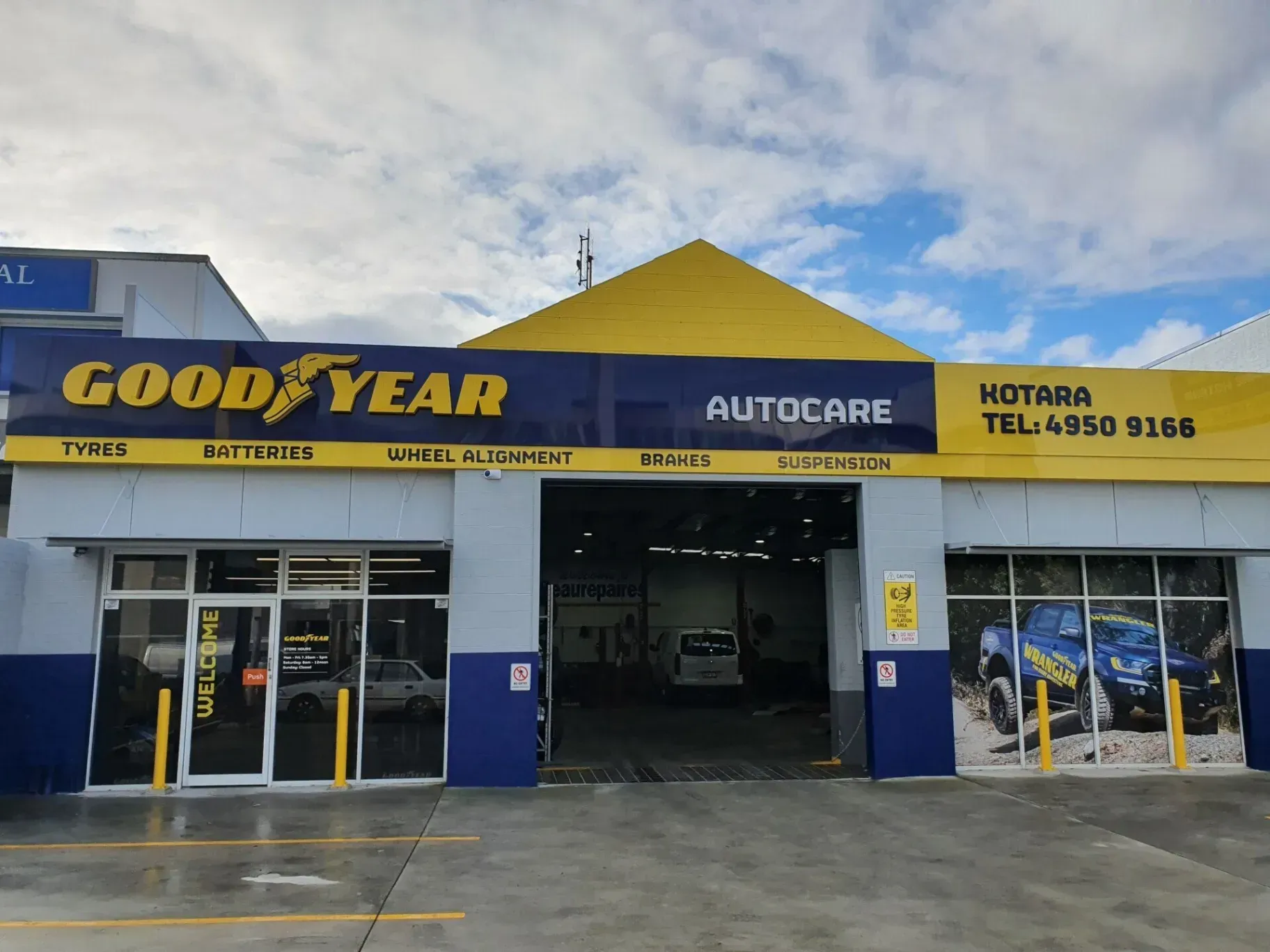 Goodyear shop front