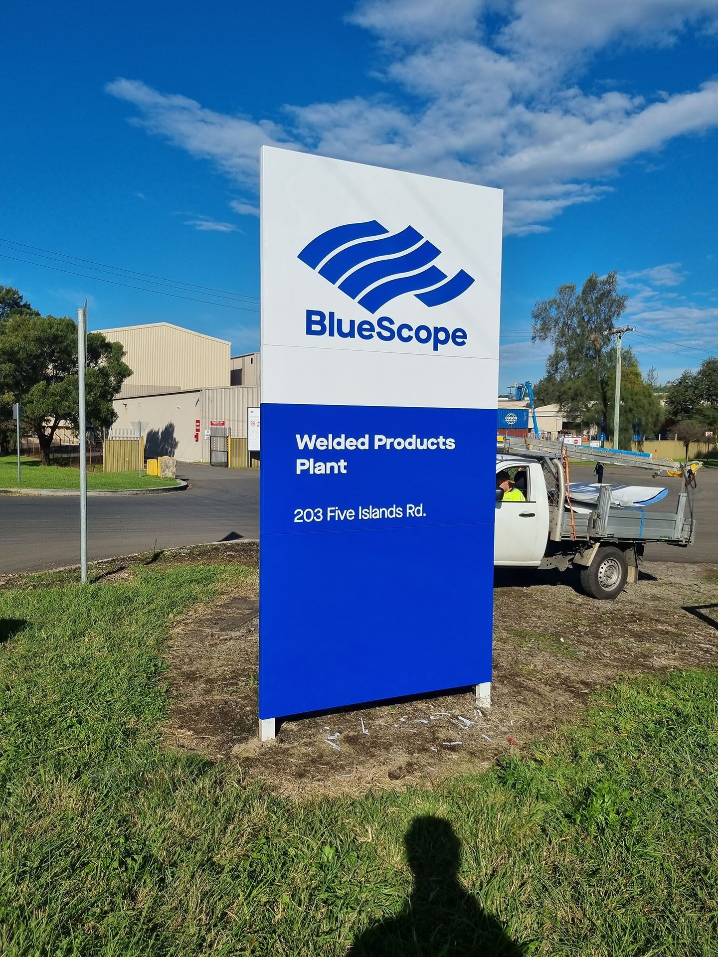 BlueScope signage
