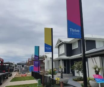 Thrive Homes business signs