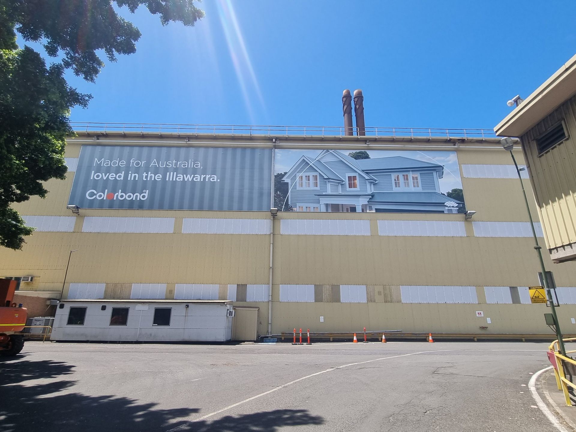 Colorbond building signage