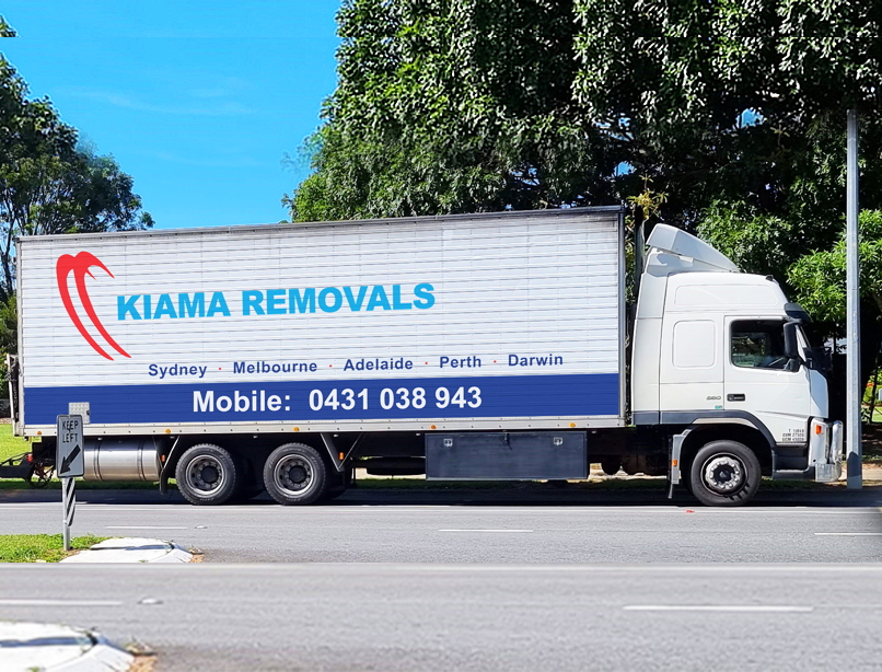 Kiama Removals vehicle signage