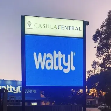 digital wollongong signs for Casula Central and Wattyl
