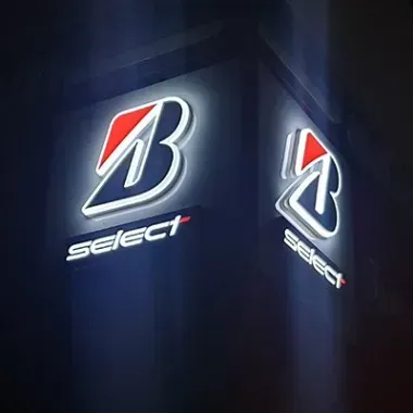 LED signage for Bridgestone Select