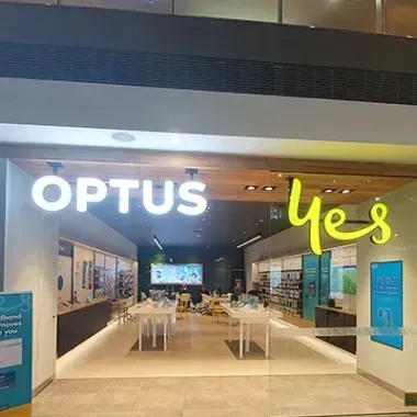 light boxes for Optus