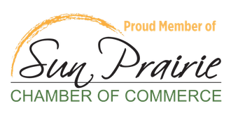 The sun prairie chamber of commerce logo is a proud member of the sun prairie chamber of commerce.